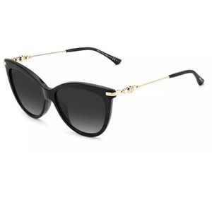 NWT [Jimmy Choo] TINSLEY Women’s Sunglasses BLACK with Case